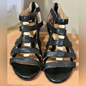 Sofft brand black gladiator sandals